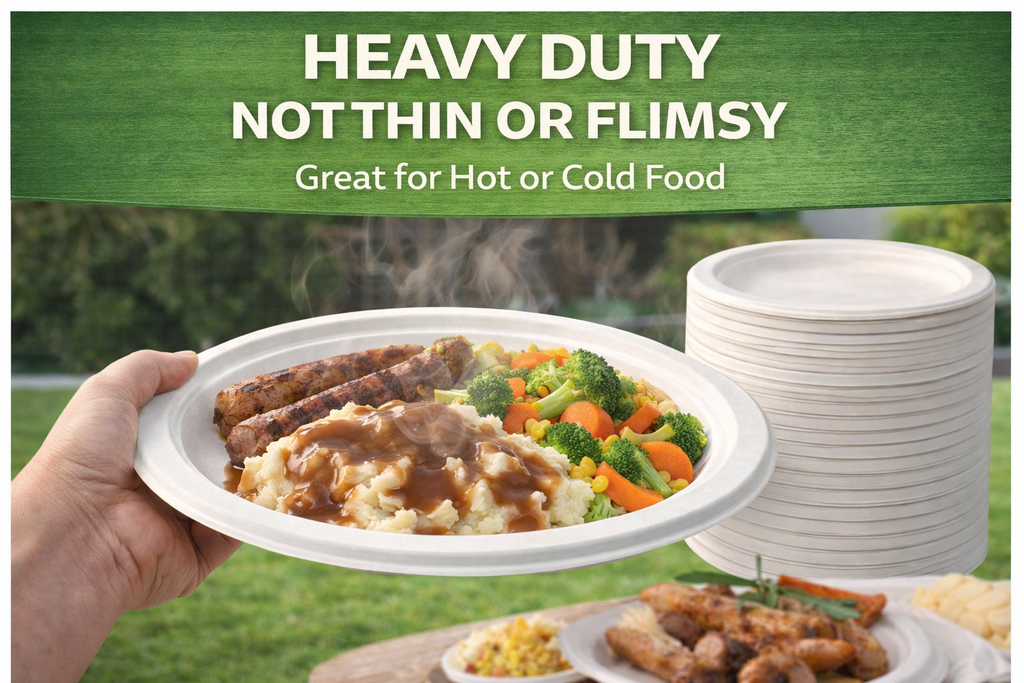 Bulk Deal – 8 Sets Compostable Plates & Cutlery (2,000 Pcs)
