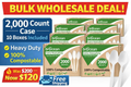 Wholesale Compostable Spoons – 10 Boxes / 2,000 Count – Heavy Duty – Free Shipping
